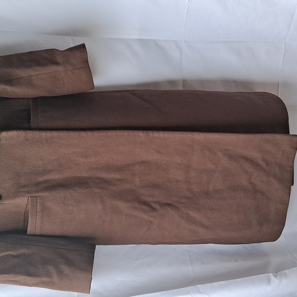 Quince Italian Wool Tailored Coat Chocolate XS - Picture 13 of 16